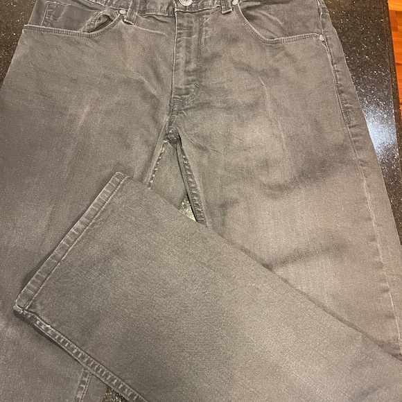 Calvin Klein Mens Straight Leg Black Denim Jeans Size 34x32 - Picture 3 of 8